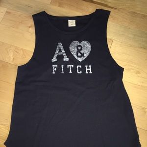 Abercrombie cut off tank top